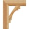 Ekena Millwork Merced Block Rough Sawn Bracket, Western Red Cedar, 4"W x 16"D x 20"H BKT04X16X20MRC05RWR - alternate 2